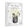 Stupell Industries Vintage Parisian Bathroom Floral Bouquet White Flowers, 14" x 11" - 3 of 4