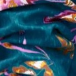 deep teal floral