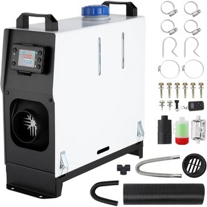 Diesel Air Heater 8KW 12V, All-in-One, Portable Diesel Heater with Remote Control LCD Monitor, Quick Heating for Car,RV,Truck, Camper,Trailer, White - 1 of 4