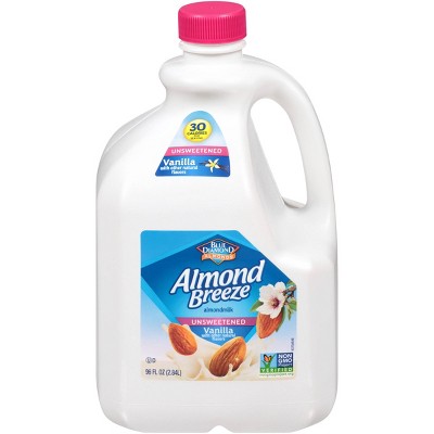 Blue Diamond Almond Breeze Unsweetened Vanilla Almond Milk - 96 fl oz