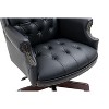 PAGED Ergonomic Office Chair, Modern Leather Executive Chair with Padded Seat, Guest Chair for Meeting Waiting Room - 4 of 4