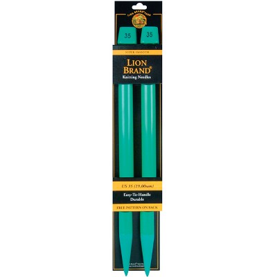 Lion Brand Single Point Knitting Needles 14"-Size 35/19mm