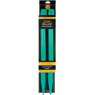 Lion Brand Single Point Knitting Needles 14"-Size 35/19mm