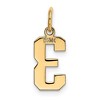 Black Bow Jewelry 14k Yellow Gold, Athletic Collection, Small Polished Number 3 Pendant - 3 of 4