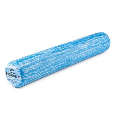 OPTP PRO-ROLLER Standard Density Foam Roller - Durable Roller for Back Massage, Stretching, Fitness, Yoga and Pilates - 36 Inches by 6 Inches, Blue