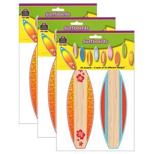 Teacher Created Resources Surfboards Accents 30 Per Pack 3 Packs (TCR4586-3) - 1 of 2