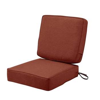 Montlake FadeSafe Water-Resistant Patio Lounge Chair Cushion Set - Classic Accessories