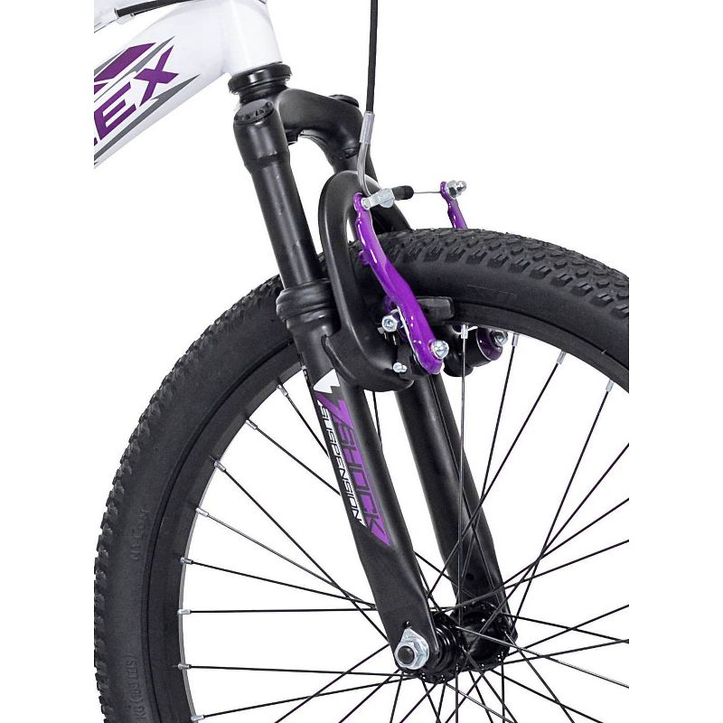 Kent Megaflex G 20&#34; Kids&#39; Bike - White/Purple, 4 of 11