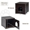Costway Weatherproof Multi-function Pet Cat House Sidetable Nightstand - 3 of 4