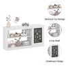 TopComfy Decorative Bookshelf 3 in 1 Kids Bookshelf and Toy Storage Cabinet with Removable Chalkboard for Bedroom, White, 49.8"*17.52"*4.72" - 3 of 4