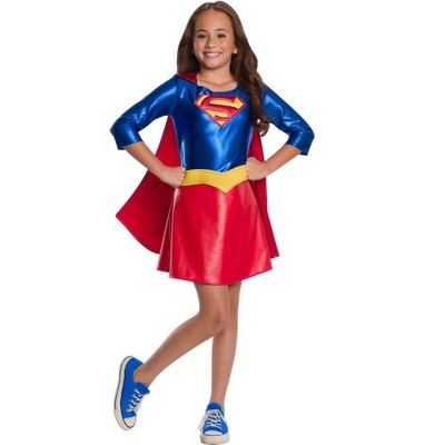Rubie's Girls' Dc Comics Supergirl Deluxe Halloween Costume : Target