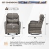 Outdoor Gliders Swivel Chairs with 6-Inch Thick Cushions Swivel Rocker Patio Chairs - 2 of 4