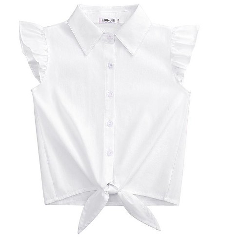 Girls fashion shirt sleeve shirts