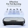 MaseiKar Vibration Plate Gym Machine with Magnet Massage Full Body  Fitness Vibration Platform with 2 Resistance Bands and Home Workout Equipment - 3 of 4