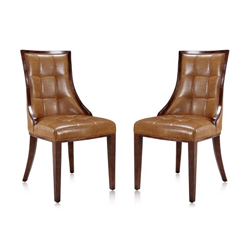 Fifth Avenue Faux Leather Dining Armchair - Manhattan Comfort : Target