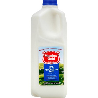 Meadow Gold 2% Milk - 0.5gal