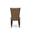 East West Furniture A dining set of 2 great kitchen chairs using Linen Fabric Light Sable color and a wonderful Square kitchen table with Mahogany - 4 of 4
