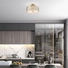 Livex Lighting Blanchard 3 - Light Semi-Flush Mount in  Antique Brass - 2 of 4