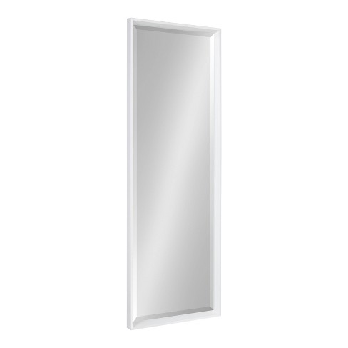 White wall deals mirror full length