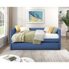 NicBex Twin Size Upholstery Size Daybed with Trundle,Sofa Bed Frame for Bedroom,Living Room,Apartment - 2 of 4