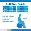 Bintiva Anti-burst Exercise Stability Yoga Ball for Fitness - 3 of 4