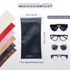 Unique Bargains PU Leather Portable Squeeze Top Soft Eyeglass Cases 4 Pcs 3.5" x 7.1" - 2 of 4