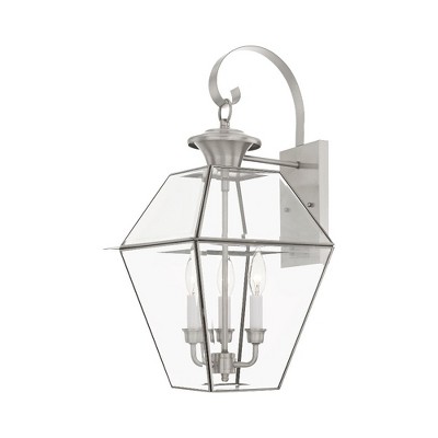 Livex Lighting Westover 3 - Light Wall Light in  Brushed Nickel