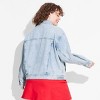 Women's Foundational Denim Oversized Trucker Jacket - Wild Fable™ - 3 of 3