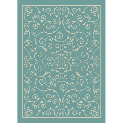 Nourison Home & Garden Loomed Scroll Indoor/outdoor Area Rug