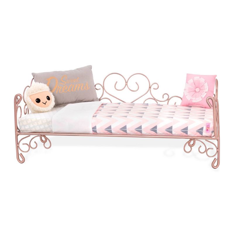 Our Generation Scrollwork Bed - Sweet Dreams, 1 of 6
