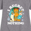 - Garfield - I Regret Nothing Graphic Short Sleeve Fleece Dress - 2 of 4