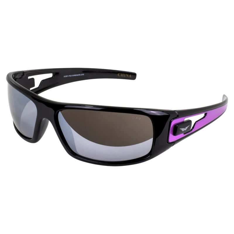 Global Vision Eyewear Rogue Safety Motorcycle Glasses with Silver Lenses, 1 of 7