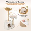 Artloge 47" Tall Sturdy Cat Tree Tower Multi-Level Play Activity Center Luxury Cats House with Cozy Condo & Scratching Post & Toy Ball - 3 of 4