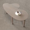 KTMBDW Coffee Table with Wheels, Coffee Tables for Living Room, 2 Tier Small Coffee Table Wood Cocktail Table Dining Table - 4 of 4