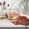 Viski Double-Walled Spirits Glasses, Insulated Liquor Tumblers with Cut Crystal Design, Dishwasher Safe 8.5 Oz, Clear, Set of 2 - 3 of 4