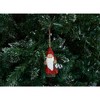 Gallerie II Wood Carved Santa Ornament - 3 of 4