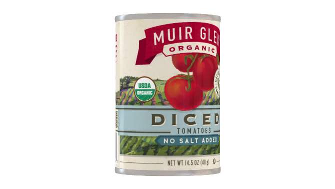 Muir Glen Organic Diced Tomatoes No Salt Added - 14.5oz, 2 of 12, play video