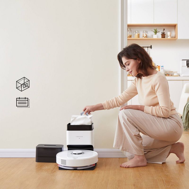Roborock Q7 Max+ Cordless Robot Vacuum and Mop with Auto-Empty Dock Pure App-Controlled Mopping, 3 of 11