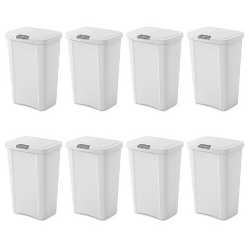 13 Gallon Slim Kitchen Trash Can with Dual Compartments - 50 Liter