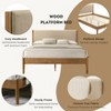 Roundhill Furniture Vichy 5-Piece Bedroom Set with Upholstered Queen Bed, Chest, Dresser, Mirror, and 2 Nightstands - 4 of 4