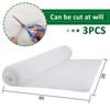 Aoibox 3 Pack 3 x 8 Ft Thickened Artificial Snow Blanket Fluffy White Cotton Snow Sheet for Christmas Village Display Photo Prop - 4 of 4