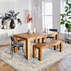 Acekool 9x12 Washable Boho Vintage Medallion Area Rug, Non-Slip, Stain Resistant, Non-Shedding Carpet for Living Room, Bedroom, Office - 3 of 4