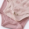 Baby Girls' 3pk Sleeveless Ruffle Bodysuit - Cloud Island™ Pink - 4 of 4