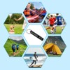 Unique Bargains Aluminum Alloy Camping Hunting Outdoor Survival Signal Whistles with Keychains 5 Pcs - 4 of 4