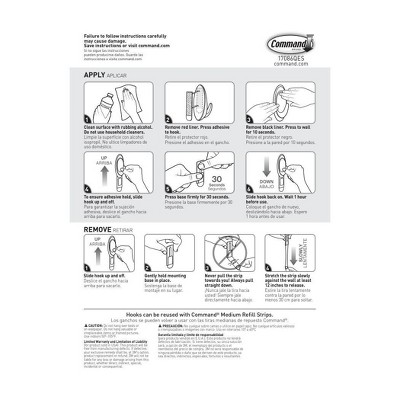 Slate Plastic and Metal Terrace Hooks with Adhesive, 2-Pack