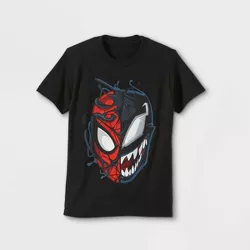 Boys' Marvel Spider-Man Venom Short Sleeve Graphic T-Shirt - Black