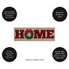 Evergreen Christmas HOME Kensington Indoor Outdoor Coir Interchangeable Doormat 9"x2'4" Red - 4 of 4