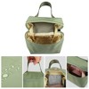 Unique Bargains Women's Travel Cosmetic Makeup Brush Organizer Storage Bag 4.72"x2.36"x4.33" 1 Pc - 3 of 4