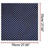 INSPIRE CHIC Women's Polka Dot Square Neckerchief Headband 27.56*27.56 inches(L*W) - 3 of 4