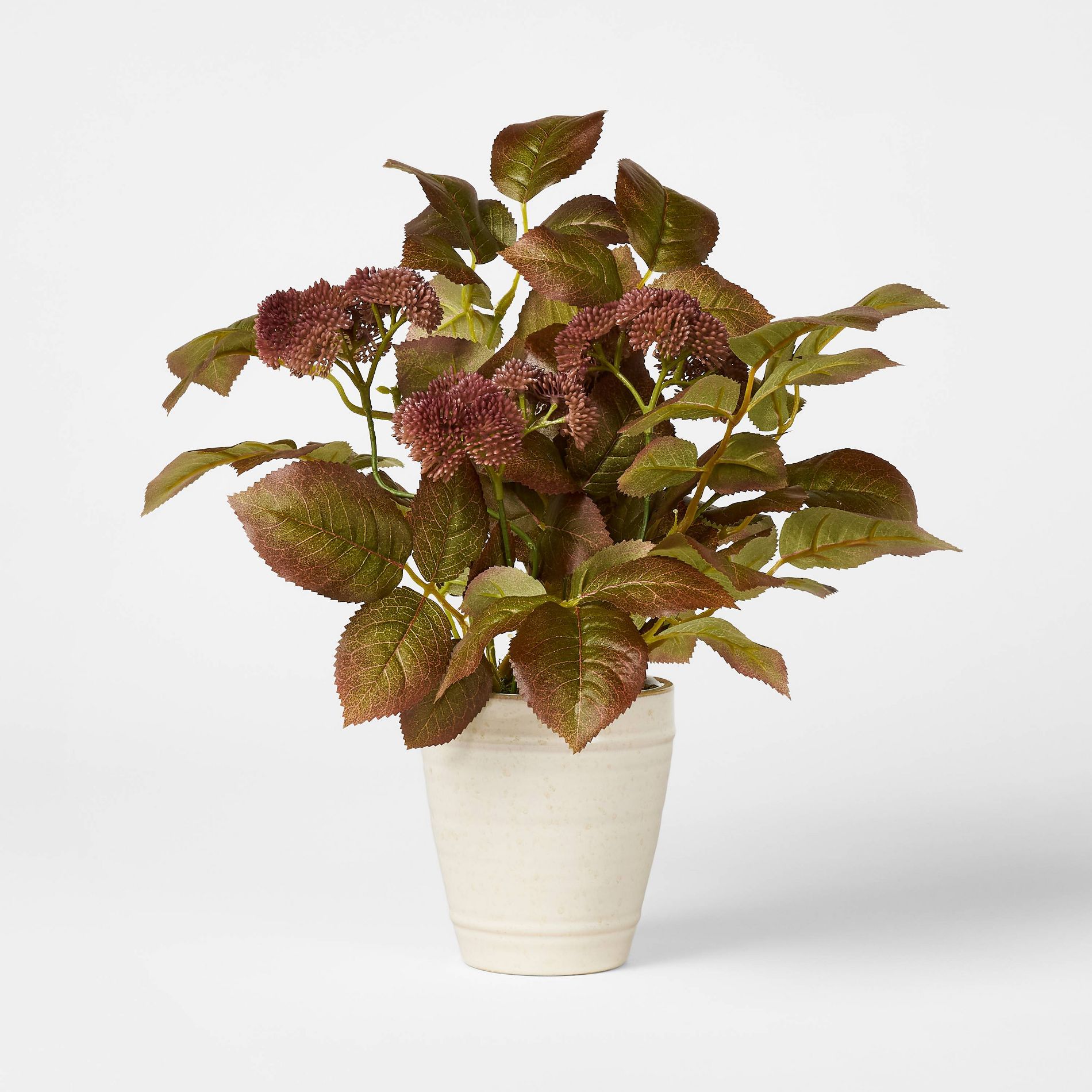 13" Purple and Green Fall Arrangement - Threshold™ designed with Studio McGee
